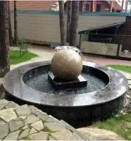 Сфера гранит фонтан 3D шар (518901) ∅ 750 мм. Калуга
