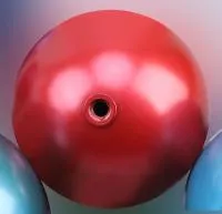 Ёлочный шар красный (518840) ∅ 500 мм. Калуга