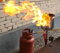 Газовая горелка электро розжиг (514267) монтаж вечный огонь ø 154 мм. ветроустойчивая в Калуге
