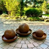 Фонтан 3D шар КОРТЕН (518896) ∅ 500 ∅ 650 ∅ 750 Калуга