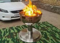 Чаша торжественного огня афины (51756458) производство для ø 360 мм. ветроустойчивая в Калуге